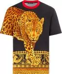 versace t-shirts for hommes for cheap leopard 3d print